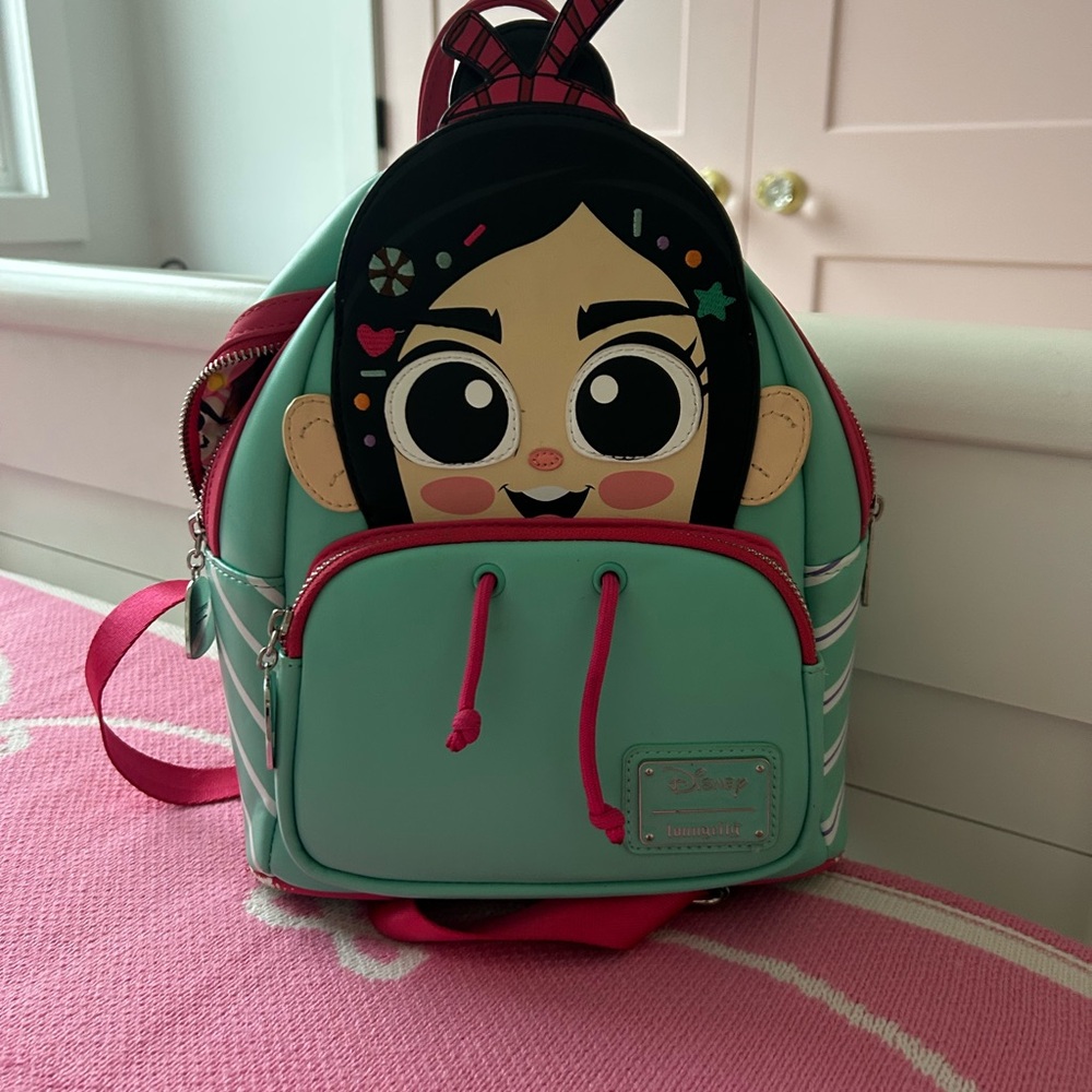 Disney Kids' Mint and Pink Character Backpack